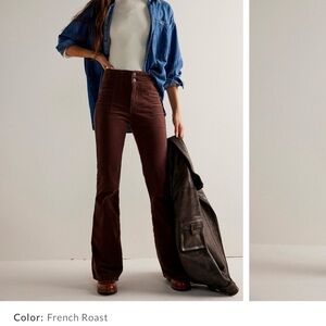 Free people cord flare jeans
